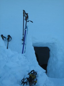The Snow-hole entrance