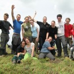 INDIA 2010169 The team on a summit in the western ghats